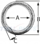 Preview: O-ring 40mm roestvrij staal