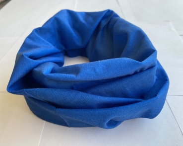 1+1gratis Neckwarmer (blau) Bandana, Multifunktioneller Schal, Schlauchschal