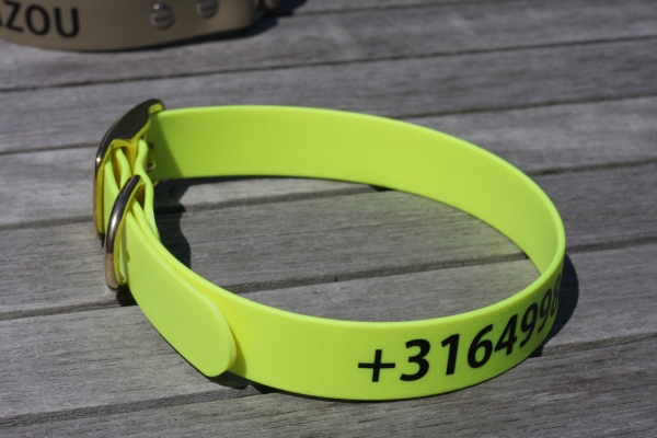 Biothane Halsband MET PRINT, 25mm (gesp)