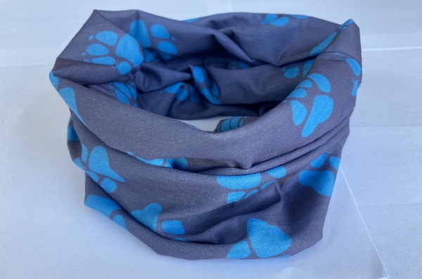 1+1gratis Nekwarmer (poot blauw) Bandana, Multifunctionele sjaal