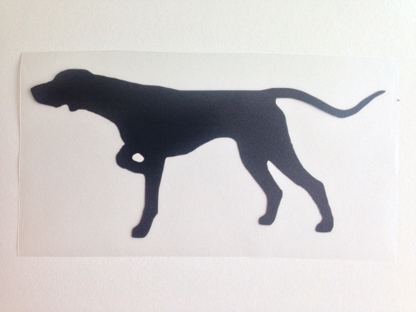 Car-Sticker "Weimaraner Kurzhaar"