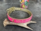 Preview: Biothane Halsband+PRINT 19/25 "bicolor" (Schnalle)