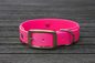 Preview: Biothane Halsband 19/25mm "bicolor" (Schnalle) bicolor: magenta / magenta — handgefertigt