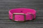 Preview: Biothane Halsband 19/25mm "bicolor" (Schnalle) bicolor: beere / beere — handgefertigt