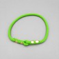 Preview: Collar FieldTrial — verde-neon — vista frontal — hecho a mano en adorit.be