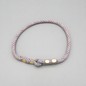 Preview: Collar FieldTrial — pastel-multi — vista frontal — hecho a mano en adorit.be