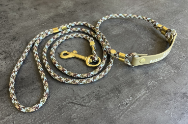 FieldTrial Halsband mit PRINT — Produktfoto — handgefertigt von adorit.be