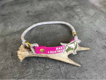 FieldTrial Halsband mit PRINT — Produktfoto — handgefertigt von adorit.be