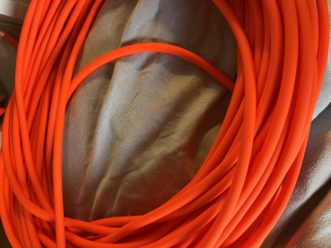 Biothane runder Riemen 6mm (orange)