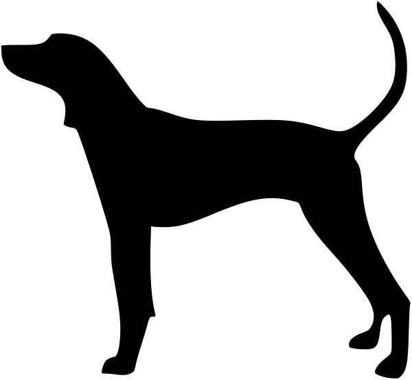 Car-Sticker "Coonhound"