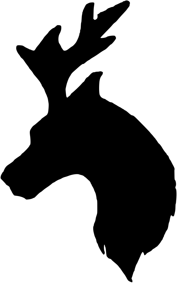 Car-Sticker "Hirschschädel mit Geweih"