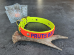 Biothane Halsband+PRINT 19/25 "bicolor" (Schnalle)