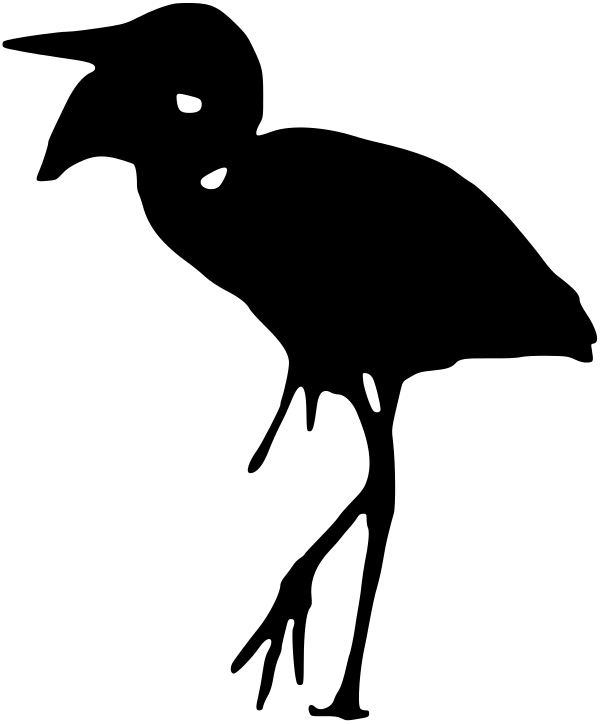 Car-Sticker "Graureiher"